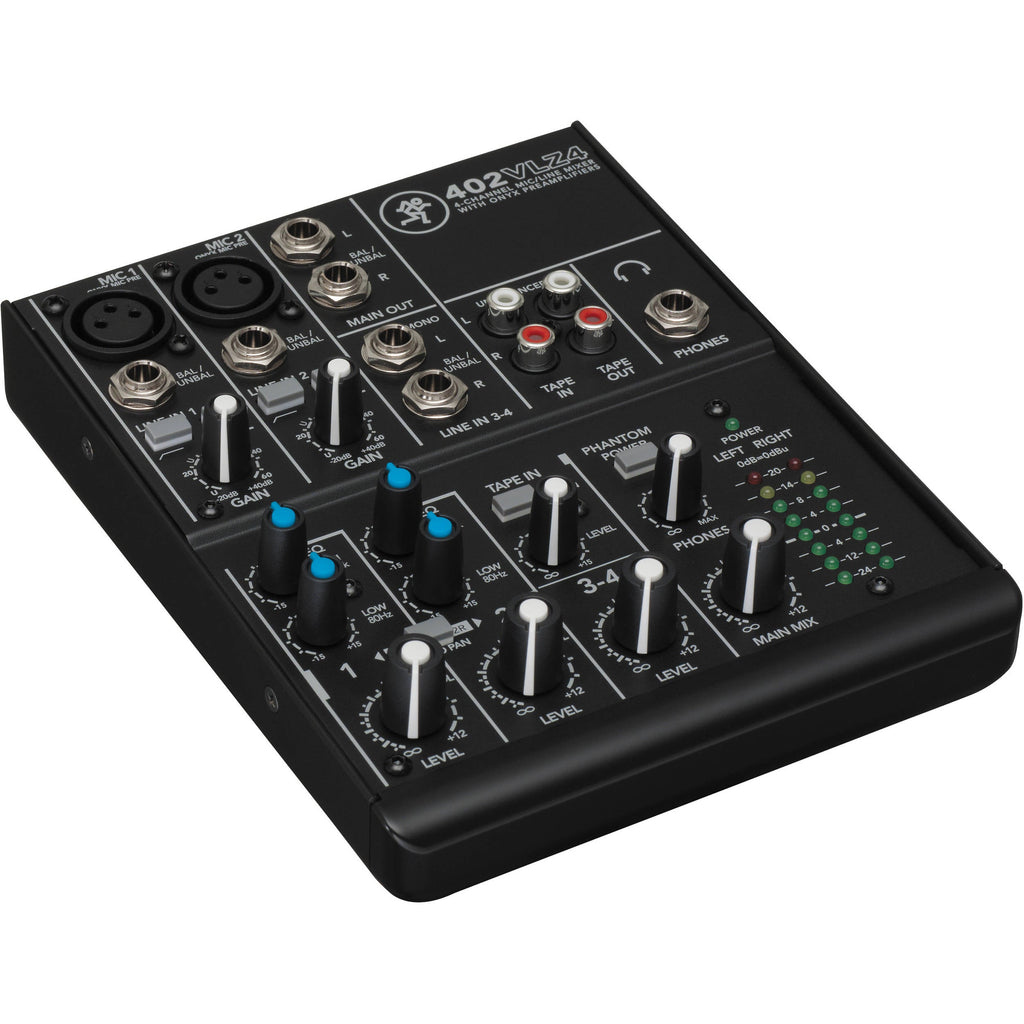 Mackie 402VLZ4 4-channel Ultra Compact Mixer with High Quality Onyx Preamps