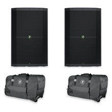 Charger l&#39;image dans la galerie, Pair of Mackie Thump215 15&quot; 1400 Watt Powered Active DJ PA Speakers + Rolling Bag