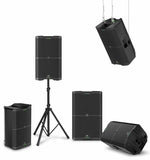 Mackie SRM215 V-Class SRM V-Class Series, 15-Inch 2000W High-Performance Loudspeaker, Powered-Black