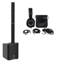 Load image into Gallery viewer, Mackie SRM-Flex 1300 Watt Line Array DJ Speaker PA System w/Sub+M50X Headphones