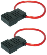 Load image into Gallery viewer, 2 Absolute MAXIFH-2 Waterproof Inline Maxi Fuse Holder With Cover With 8&quot; 8G Wire