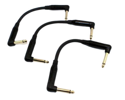 Yorkville PCC-06S1A Studio One Pedal Board Connector Cable (3-Pack) - 6 in
