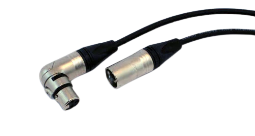 Yorkville MC-25N90F Standard Series Microphone Cable - 90 Degree Female - 25 Feet