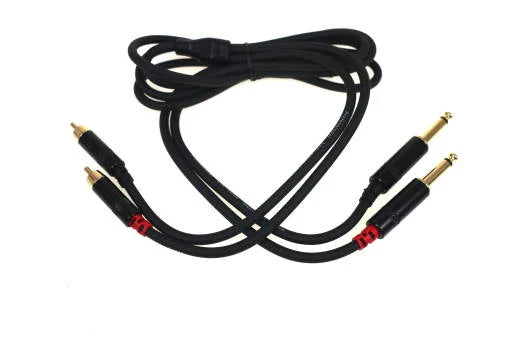 Yorkville LP206PR Premium Dual RCA To 1/4in Cable - 6 ft