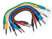 Charger l'image dans la galerie, Yorkville AA17 1/4in TRS-M To 1/4in TRS-M (8-Pack) - 1 ft