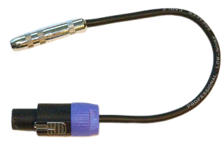 Yorkville AA60 1/4 F to Speakon Adaptor - 6 Inches