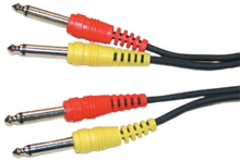 Charger l'image dans la galerie, Yorkville A206PP Dual 1/4in To Dual 1/4in Cable - 6 ft