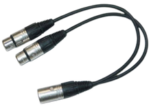 Charger l'image dans la galerie, Yorkville MC-1YF Standard Series XLR-M to 2x XLR-F Y-Cable - 1 Feet