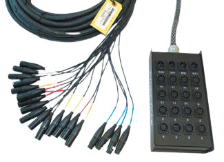 Yorkville SN-164X Professional 16 Channel Snake w/XLR Sends & Returns - 100 Feet