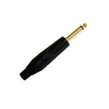 Charger l'image dans la galerie, Yorkville TM2PBJ Amphenol TM2PBJ 1/4 Inch Premium Mono Plug - Black/Gold