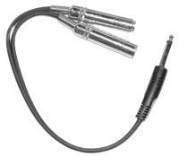 Charger l'image dans la galerie, Yorkville AA8Y 1/4 Mono-M to 2x 1/4 Mono-F Y-Cable