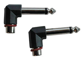 Yorkville AA45 Mono 1/4'' Male to Angled RCA-F Adaptor