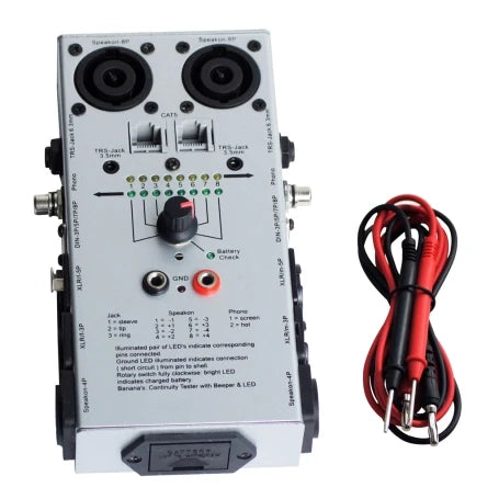 Apex ACT4 Deluxe Cable Tester with Lead Probes
