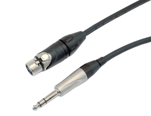 Yorkville PC-6XPSDLX DLX Series Balanced XLR-F to TRS Cable - 6 Feet