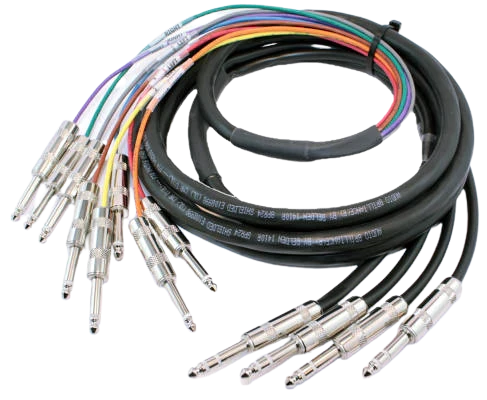 Yorkville PC-10ISPH4 4 Channel TRS To 8 x 1/4in Insert Snake