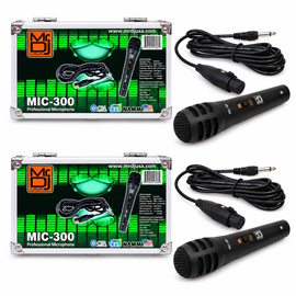 2 MR DJ MIC300 Professional Handheld Uni-Directional Dynamic Microphone