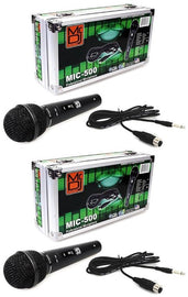 2 MR DJ MIC500 Professional Handheld Uni-Directional Dynamic Microphone