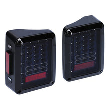Charger l'image dans la galerie, Jeep JP-TL01S LED Grid Tailllights - Smoked Lens - Pair
