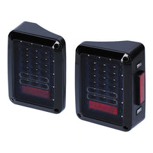 Charger l'image dans la galerie, Jeep JP-TL01S LED Grid Tailllights - Smoked Lens - Pair