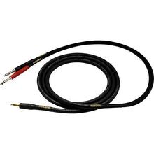 Charger l'image dans la galerie, Mogami GOLD 3.5 2TT 10 TRS Male to Dual TT Male Y-Cable - 10 foot
