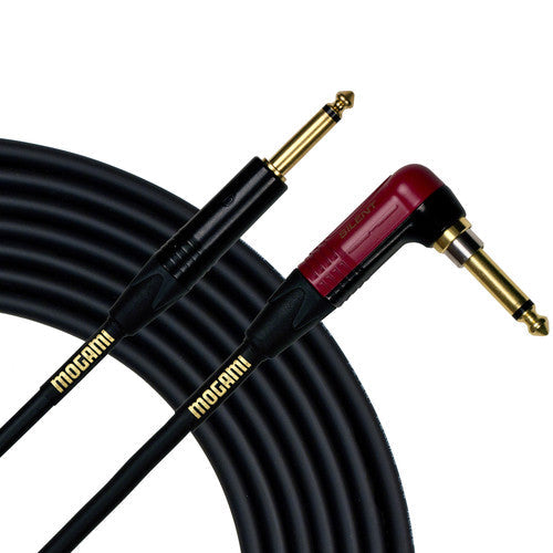 Mogami GOLD INST SILENT R 18 Gold Instrument Silent Right-Angle to Straight Cable