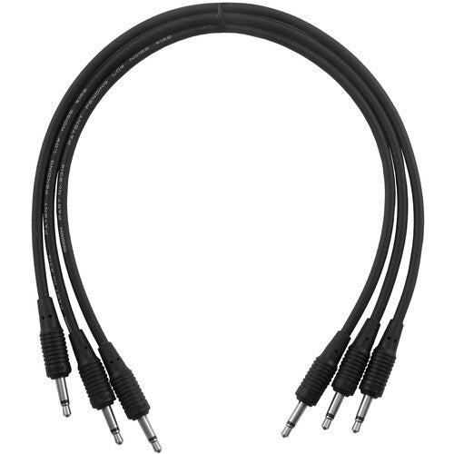 Mogami PP 3.5 MOD 03 3PK 3.5 TS Mono to 3.5 TS Cable (3', 3-Pack)