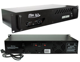 MR DJ AMP2800 2800W P.M.P.O 2-Channel RMS bridgeable dynamic series PA DJ power amplifier