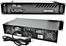 Charger l&#39;image dans la galerie, MR DJ AMP3800&lt;BR/&gt; 1000W MAX, 2-channel 360 watts RMS bridgeable dynamic series PA DJ power amplifier