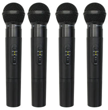 Load image into Gallery viewer, 2 Mr Dj 4 CH Pro VHF Wireless Handheld DJ KTV Stage Microphone PA 4 Mic System