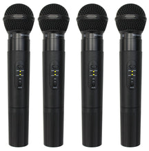 Load image into Gallery viewer, 2 Mr Dj MICVHF-8800 4 Channel PA/DJ/KTV/Karaoke VHF Handheld Wireless Microphone