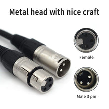 Load image into Gallery viewer, MR DJ CDMX10-3 10&#39; DMX 3-Pin XLR Male to Female Pro Stage DJ Lighting DMX Cable