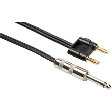 Load image into Gallery viewer, MR DJ CQB3 3&#39; Pro PA DJ Karaoke Banana Plug to 1/4&quot; Male Mono Audio Amp Patch Cords Speaker Wire PA Cable