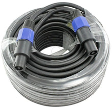 Charger l&#39;image dans la galerie, 100 Foot Speakon to Speakon Pro PA/DJ Speaker Cable 2 Conductor