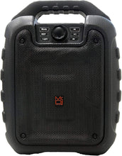 Load image into Gallery viewer, Pair of MR DJ DISCO 5.25" Portable Powerful PA Bluetooth Speaker Karaoke Machine with Sound Activated Lights, Battery Powered, FM Radio, USB/Micro SD Card, &amp; LED Party Light