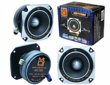 Load image into Gallery viewer, 2 Mr. Dj HDT700S 3.5-Inch Titanium Bullet High Compression Tweeter for Car, Van, ATV, UTV, Marine, Boat, Motorcycle, Motorsports, and Competition