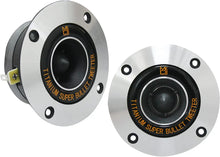 Load image into Gallery viewer, Mr. Dj USA HDT800S Pair 4-Inch Aluminum Bullet Titanium Horn Tweeter Driver (Chrome)