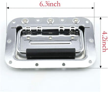 Charger l&#39;image dans la galerie, MR DJ HR100C Medium Spring Loaded Recessed Heavy Duty Chrome Flight Case Speaker Cabinet Road Case Handle