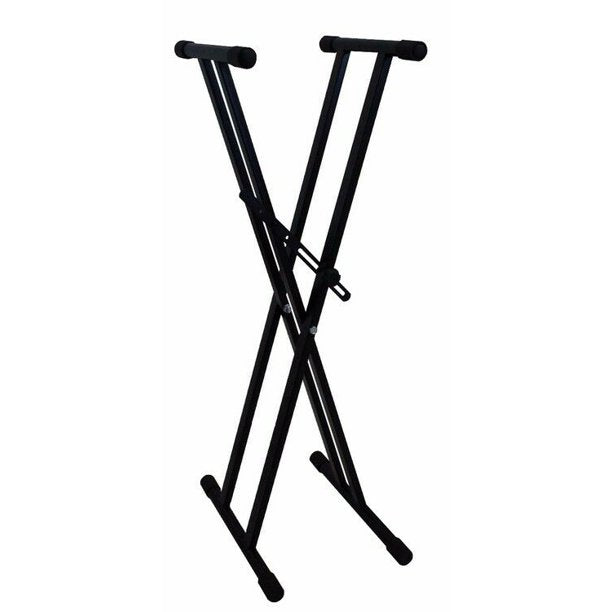 2 Mr Dj KS350 Keyboard Stand Adjustable Metal Music Keyboard Electronic Piano Dual X Stand