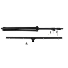 Load image into Gallery viewer, MR DJ LS-100 Black 9 Foot Tripod Lighting Stand With Cross Bar