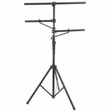Load image into Gallery viewer, Mr Dj LS300 MR DJ SINGLE 12ft TALL T-BAR LIGHT STAND WITH DUAL SIDE BAR