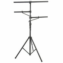 Charger l&#39;image dans la galerie, MR DJ LS-360 Heavy-Duty Portable DJ Light Stand w/ Two Fixture Arms &amp; T-Bar
