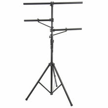 Load image into Gallery viewer, MR DJ Heavy Duty DJ Light Stand w/ Two Fixture Arms &amp; T-Bar