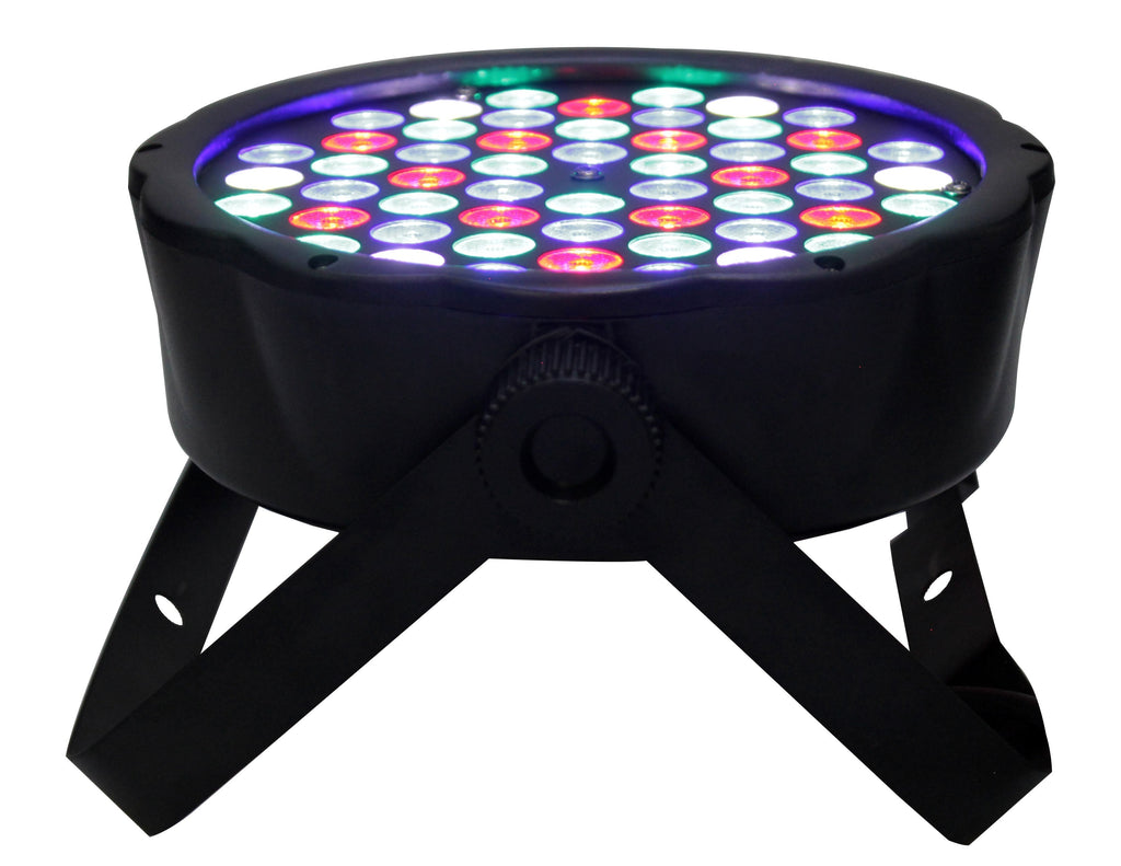 Slim Disco DJ Party Club Stage Show Lighting Flat Par Wash Lighting 54X1W RGBW