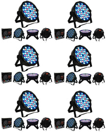 6 MR DJ MEGA354 Slim Disco DJ Party Club Stage Show Lighting Flat Par Wash Lighting