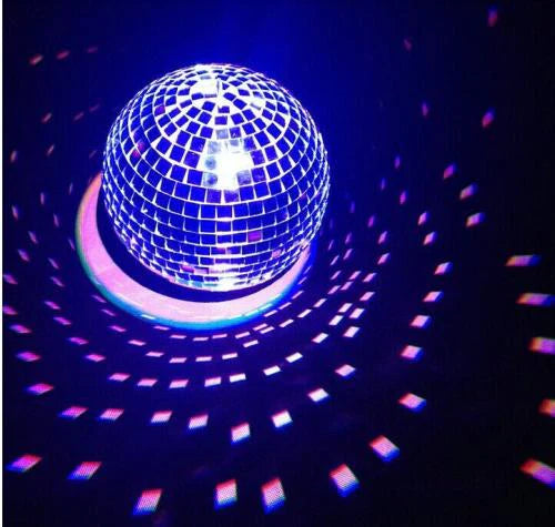 MR DJ MB20 20" mirror ball covered in 1/4-inch mirrored glass + Motor