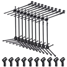Load image into Gallery viewer, 10 MR DJ MS500 Heavy Duty Telescoping Microphone Mic Boom Stand Tripod