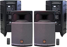 Load image into Gallery viewer, 2 MR DJ PRO115BT PA DJ Powered Speaker Professional PRO PA DJ 15” 2-Way Full-Range Powered/Active DJ PA Multipurpose Live Sound Loudspeaker