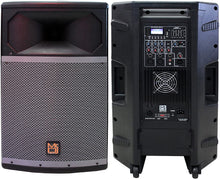 Load image into Gallery viewer, MR DJ PRO115BT PRO PA DJ 15" 2-Way Powered/Active Live Sound Loudspeaker