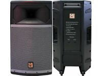 2 MR DJ PRO115S 4000 Watt 15" Woofer Passive Live PA DJ Speaker Monitor (Pair)