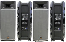 Load image into Gallery viewer, 2 Professional PRO PA DJ Dual 15” 3-Way Full-Range Powered/Active DJ PA Multipurpose Live Sound Loudspeaker